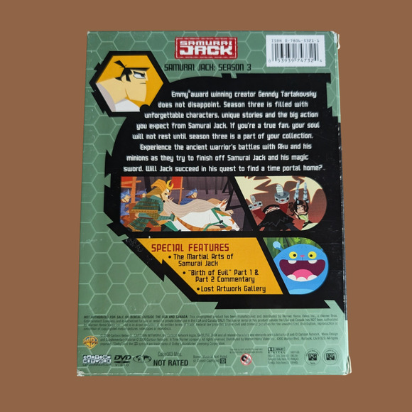 Samurai Jack – Season Three (DVD, 2006, Collector’s Edition) - Picture 4 of 4